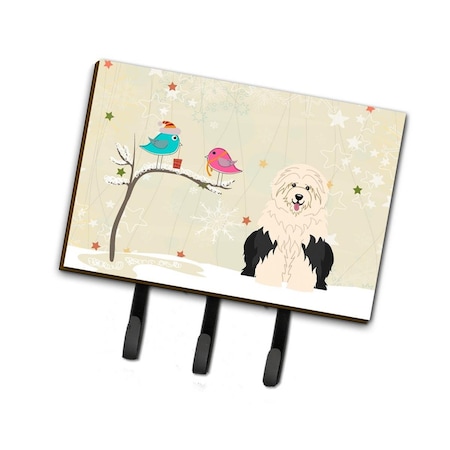 Carolines Treasures Christmas Presents Between Friends Old English Sheepdog Leash or Key Holder BB2568TH68
